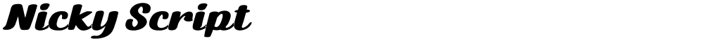 Nicky Script