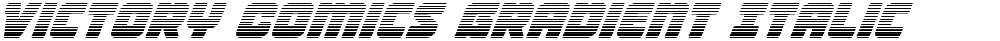 Victory Comics Gradient Italic