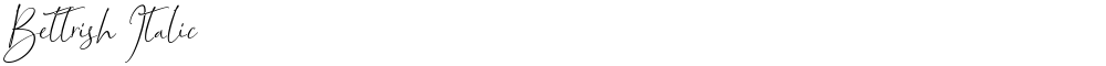 Bettrish Italic