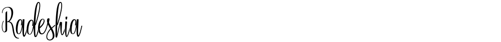 Radeshia