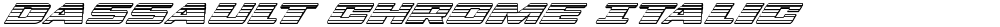 Dassault Chrome Italic