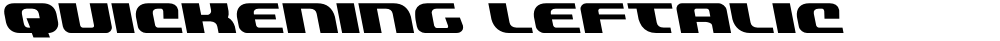 Quickening Leftalic
