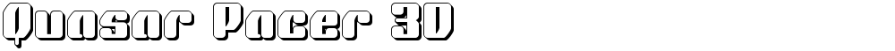 Quasar Pacer 3D