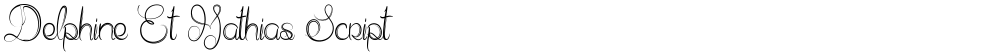 Delphine Et Mathias Script