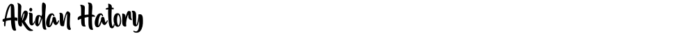 Akidan Hatory