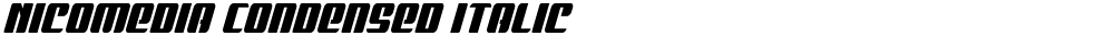Nicomedia Condensed Italic