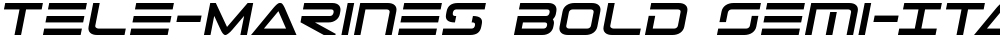 Tele-Marines Bold Semi-Italic