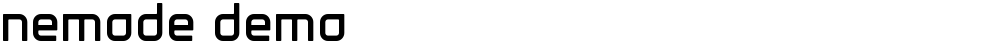 nemode demo