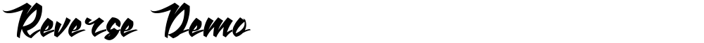 Reverse Demo