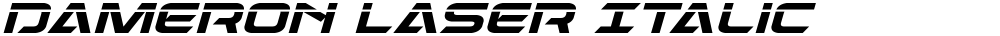 Dameron Laser Italic