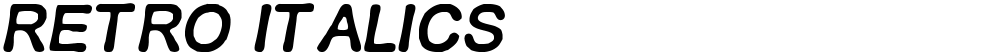 RETRO ITALICS