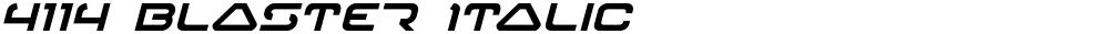 4114 Blaster Italic