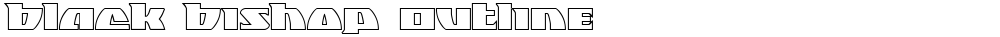 Black Bishop Outline