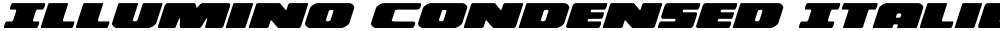 Illumino Condensed Italic
