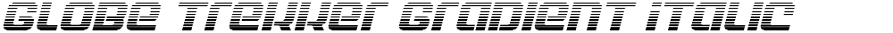 Globe Trekker Gradient Italic