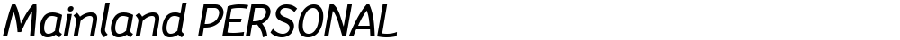 Mainland PERSONAL