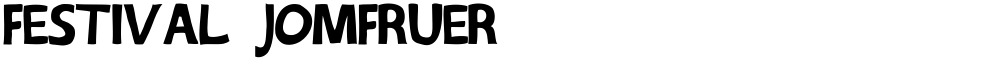 Festival Jomfruer