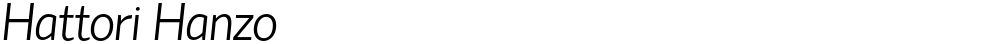 Hattori Hanzo