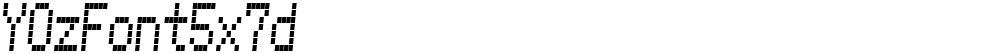 YOzFont5x7d