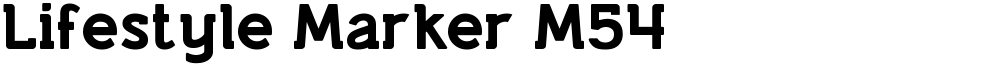 Lifestyle Marker M54