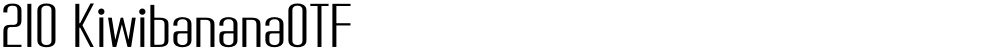 210 KiwibananaOTF