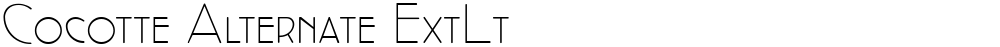 Cocotte Alternate ExtLt
