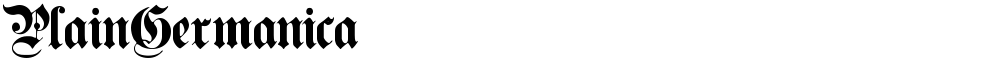 PlainGermanica