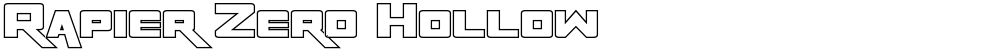 Rapier Zero Hollow