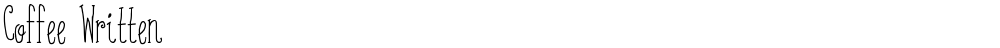 Coffee Written