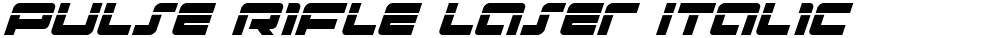 Pulse Rifle Laser Italic