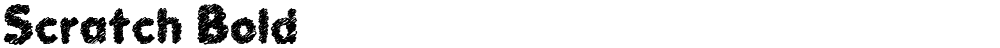 Scratch Bold