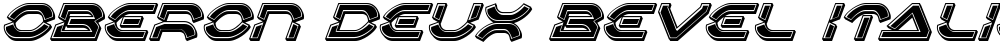 Oberon Deux Bevel Italic