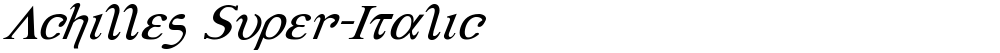 Achilles Super-Italic