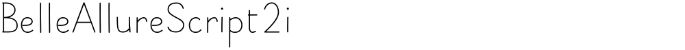 BelleAllureScript2i