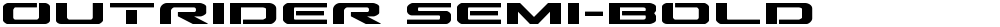 Outrider Semi-Bold