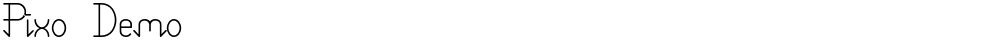 Pixo Demo