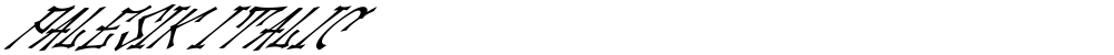 Palesik Italic