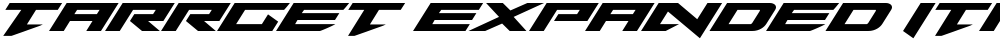 Tarrget Expanded Italic