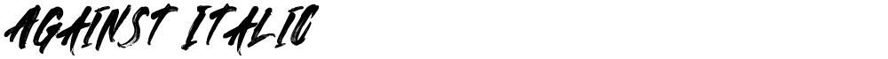 Against Italic