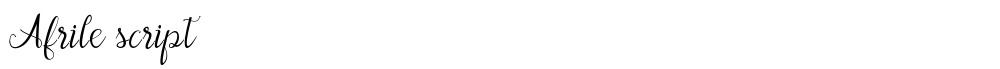 Afrile script