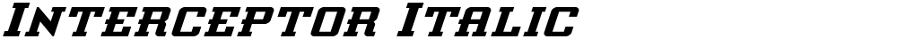 Interceptor Italic