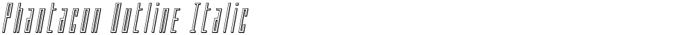 Phantacon Outline Italic