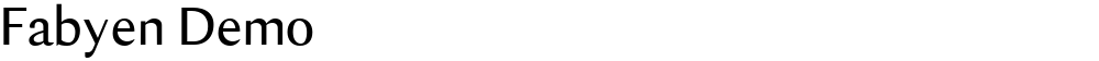 Fabyen Demo