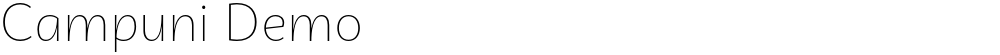 Campuni Demo