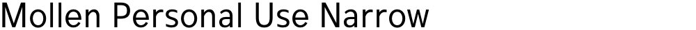 Mollen Personal Use Narrow