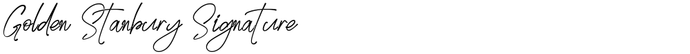 Golden Stanbury Signature