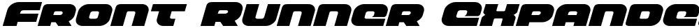 Front Runner Expanded Italic