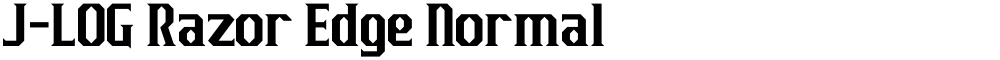 J-LOG Razor Edge Normal
