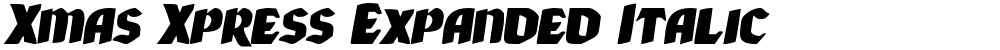 Xmas Xpress Expanded Italic