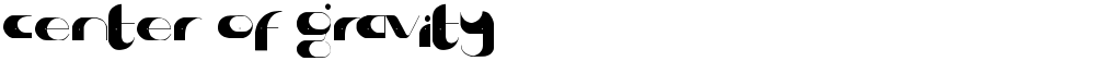 center of gravity